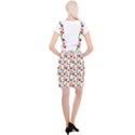 Cute Doodle Wallpaper Pattern Braces Suspender Skirt View2