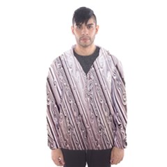 Vintage Pattern Background Wallpaper Hooded Wind Breaker (men) by BangZart