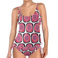 Wheel Stones Pink Pattern Abstract Background Tankini