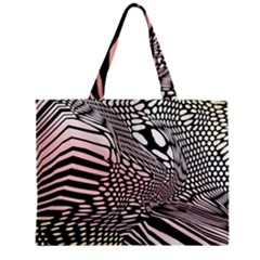 Abstract Fauna Pattern When Zebra And Giraffe Melt Together Zipper Mini Tote Bag by BangZart