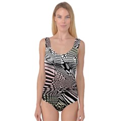 Abstract Fauna Pattern When Zebra And Giraffe Melt Together Princess Tank Leotard  by BangZart