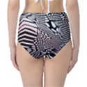 Abstract Fauna Pattern When Zebra And Giraffe Melt Together High-Waist Bikini Bottoms View2