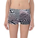 Abstract Fauna Pattern When Zebra And Giraffe Melt Together Reversible Boyleg Bikini Bottoms View3