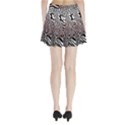 Abstract Fauna Pattern When Zebra And Giraffe Melt Together Pleated Mini Skirt View2