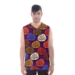 Colorful Trees Background Pattern Men s Basketball Tank Top by BangZart