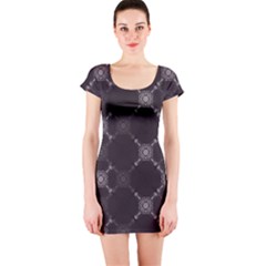 Abstract Seamless Pattern Background Short Sleeve Bodycon Dress by BangZart