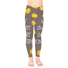 Hallowen My Sweet Scary Pumkins Kids  Legging by BangZart