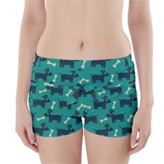 Happy Dogs Animals Pattern Boyleg Bikini Wrap Bottoms by BangZart