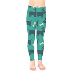 Happy Dogs Animals Pattern Kids  Legging by BangZart