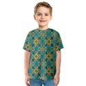 Vintage Pattern Unique Elegant Kids  Sport Mesh Tee View1