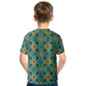 Vintage Pattern Unique Elegant Kids  Sport Mesh Tee View2