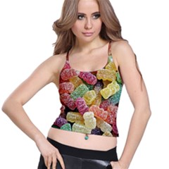 Jelly Beans Candy Sour Sweet Spaghetti Strap Bra Top by BangZart