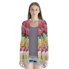 Jelly Beans Candy Sour Sweet Drape Collar Cardigan by BangZart