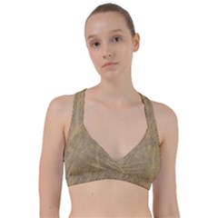 Abstract Forest Trees Age Aging Sweetheart Sports Bra