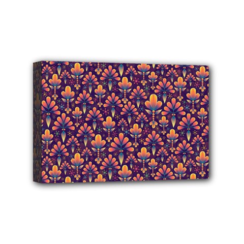 Abstract Background Floral Pattern Mini Canvas 6  X 4  by BangZart