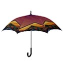 The Rainbow Bridge of a Thousand Fractal Colors Hook Handle Umbrellas (Medium) View3