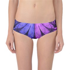 Beautiful Lilac Fractal Feathers Of The Starling Classic Bikini Bottoms by jayaprime