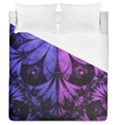 Beautiful Lilac Fractal Feathers of the Starling Duvet Cover (Queen Size) View1