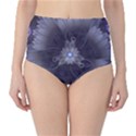 Amazing Fractal Triskelion Purple Passion Flower High-Waist Bikini Bottoms View1