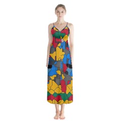 Stained Glass                        Chiffon Maxi Dress by LalyLauraFLM