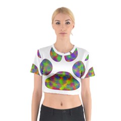 Paw Cotton Crop Top by BangZart