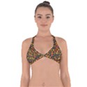 Pattern Background Ethnic Tribal Halter Neck Bikini Top View1