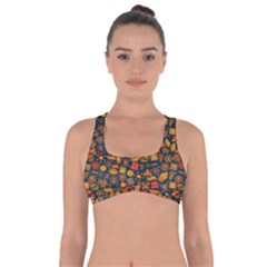 Pattern Background Ethnic Tribal Got No Strings Sports Bra