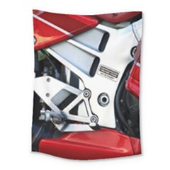 Footrests Motorcycle Page Medium Tapestry by BangZart