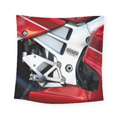 Footrests Motorcycle Page Square Tapestry (small) by BangZart