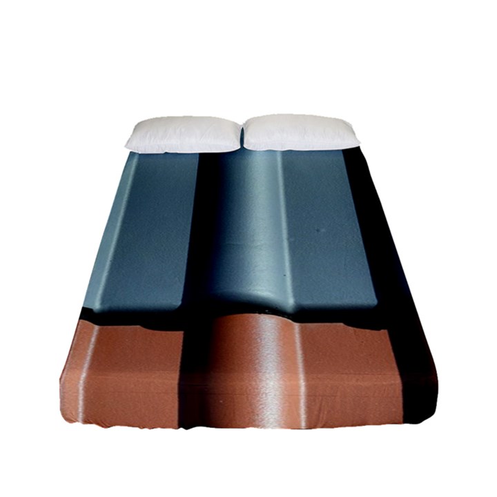 Shingle Roof Shingles Roofing Tile Fitted Sheet (Full/ Double Size)