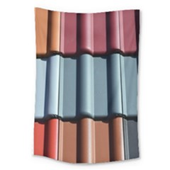 Shingle Roof Shingles Roofing Tile Large Tapestry by BangZart