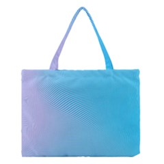 Background Graphics Lines Wave Medium Tote Bag by BangZart