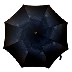 Cosmos Dark Hd Wallpaper Milky Way Hook Handle Umbrellas (large) by BangZart