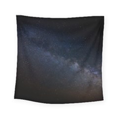 Cosmos Dark Hd Wallpaper Milky Way Square Tapestry (small) by BangZart