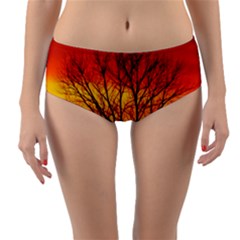 Sunset Abendstimmung Reversible Mid-waist Bikini Bottoms by BangZart