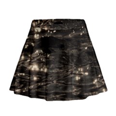 Lake Water Wave Mirroring Texture Mini Flare Skirt by BangZart