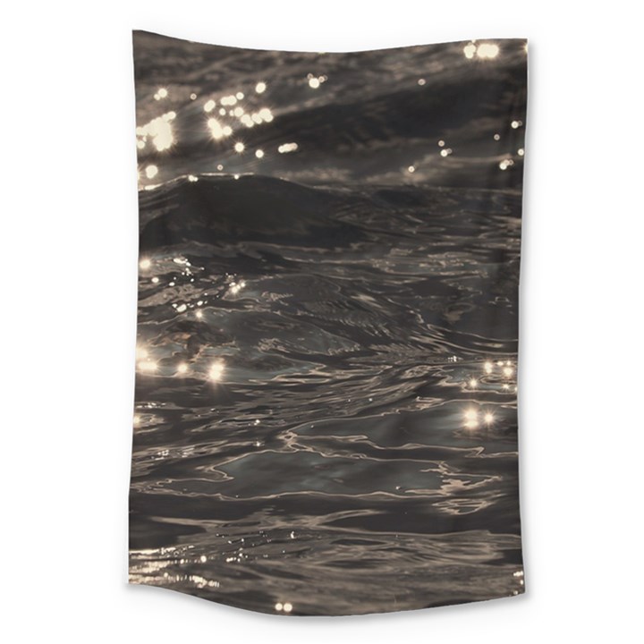 Lake Water Wave Mirroring Texture Large Tapestry