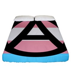 Anarchist Pride Fitted Sheet (queen Size) by TransPrints