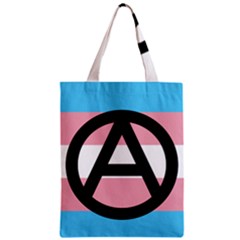 Anarchist Pride Zipper Classic Tote Bag by TransPrints