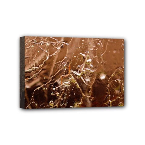 Ice Iced Structure Frozen Frost Mini Canvas 6  X 4  by BangZart