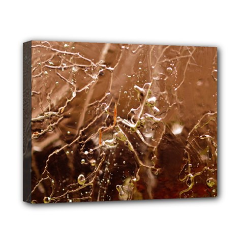 Ice Iced Structure Frozen Frost Canvas 10  X 8  by BangZart