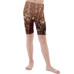 Ice Iced Structure Frozen Frost Kids  Mid Length Swim Shorts by BangZart