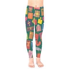 Presents Gifts Background Colorful Kids  Legging