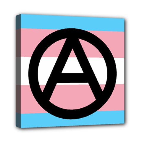 Anarchist Pride Mini Canvas 8  X 8  by TransPrints