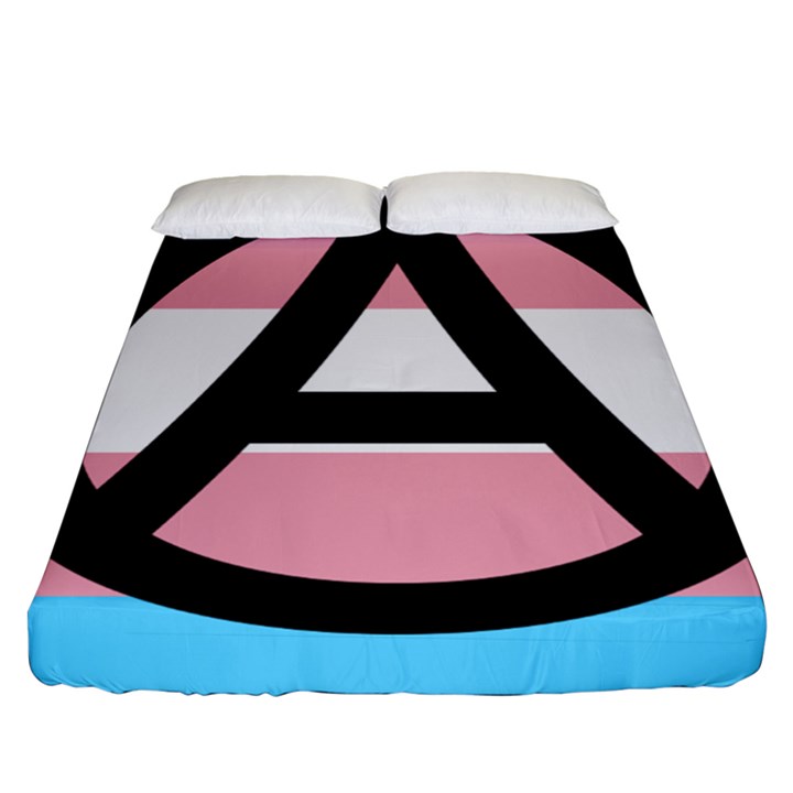 Anarchist Pride Fitted Sheet (Queen Size)