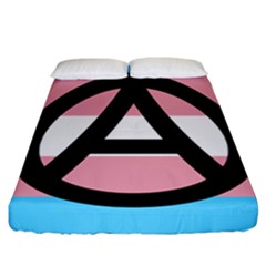 Anarchist Pride Fitted Sheet (california King Size) by TransPrints