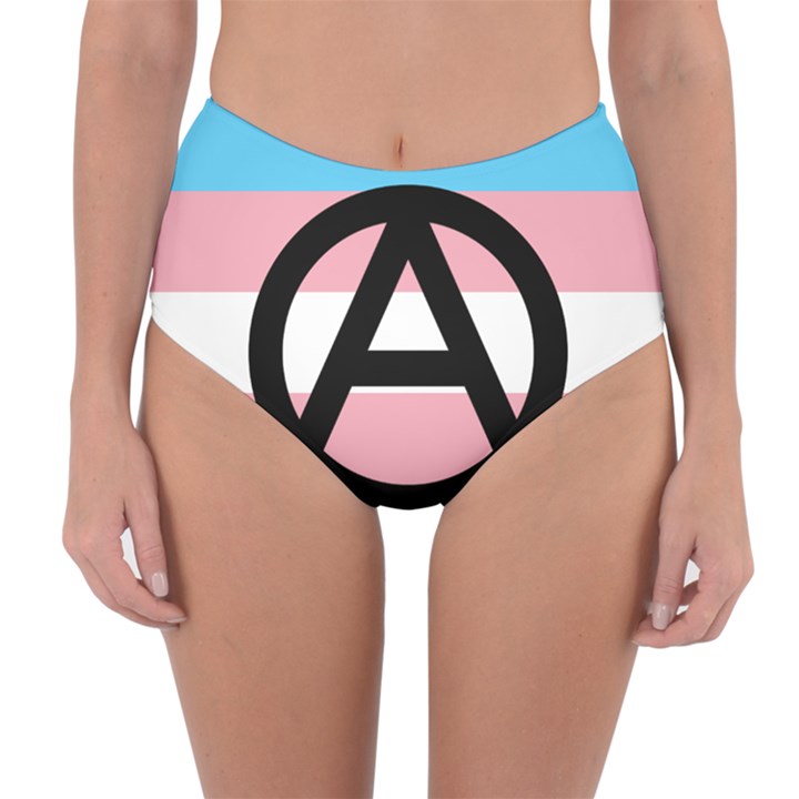 Anarchist Pride Reversible High-Waist Bikini Bottoms