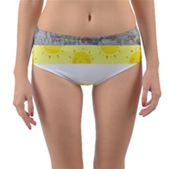 Nonbinary Flag Reversible Mid-waist Bikini Bottoms by AnarchistTransPride