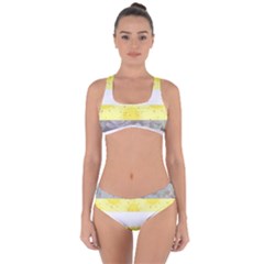 Nonbinary Flag Criss Cross Bikini Set by AnarchistTransPride