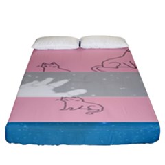 Pride Flag Fitted Sheet (california King Size)